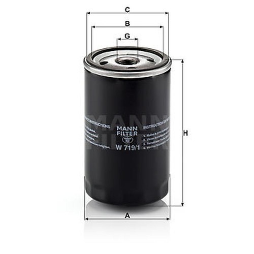 Mann filter 719 - mann-filter,
