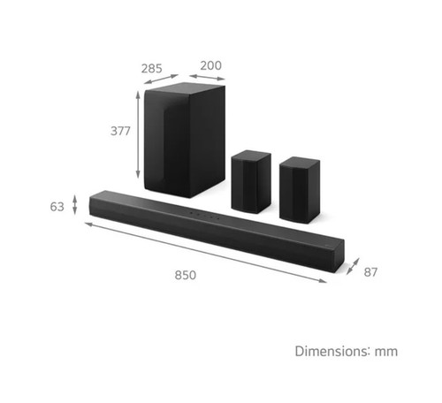 Us60t soundbar 2 - lg, 5.1