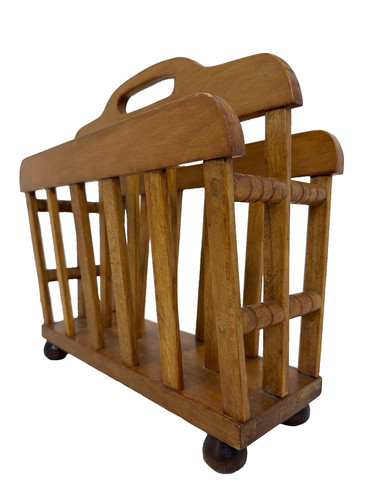 Vintage mid century wooden - vintage,