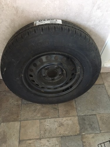 Caravan wheel and tyre - wheel,