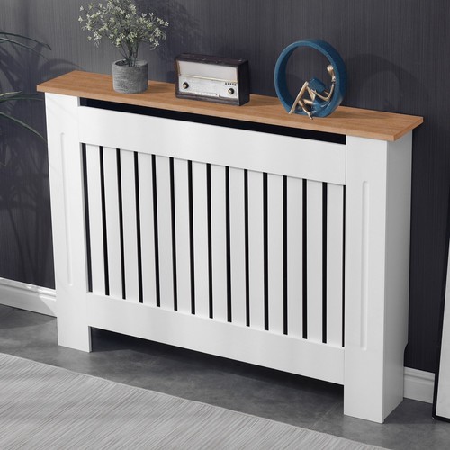 White radiator cover cabinet - white,