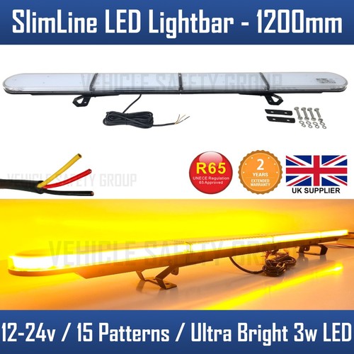 Amber flashing beacon bar - amber,