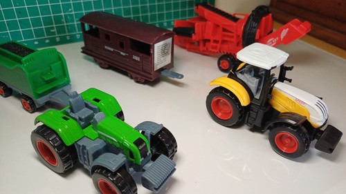 Farm toy set - toy, tractors