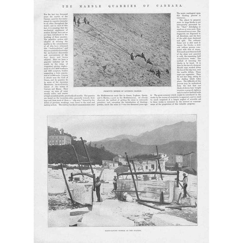 Italy the marble - marble, quarries