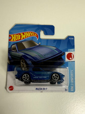 Hot Wheels Mazda Rx7 FB 2nd generation Blue New in box