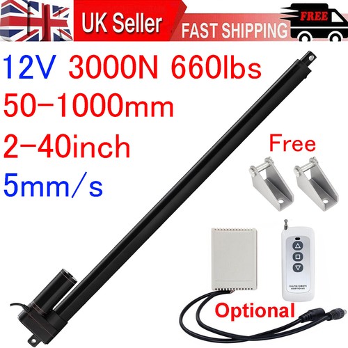 12v 3000n linear actuator - 12v,