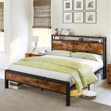 Double Bed Frame Industrial