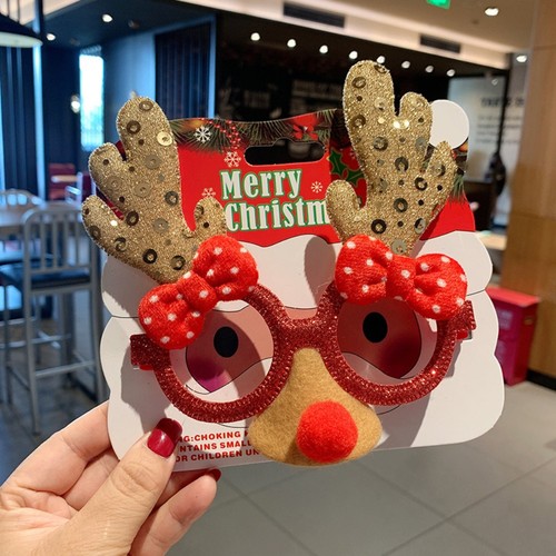 Cartoon christmas glasses - christmas,