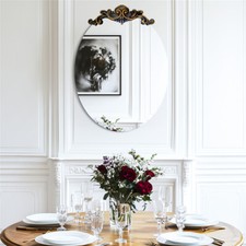 3 Sizes Oval Vintage Baroque