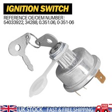 Universal Tractor Ignition Starter Switch with Key Fit For 35670 128SA 54033922