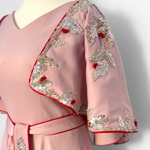 Women pink neck sleeveless - women's,