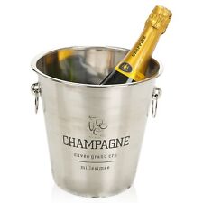 Large Stainless Steel Champagne Metal Party Bowl Wine Beer Ice Cooler Bucket NEW