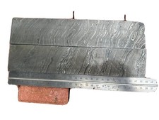 Premium Damascus Steel Billet Bar 250mmX50mmX5mm Crafts