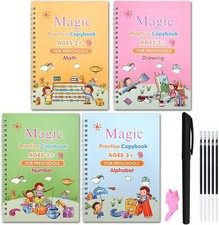 4x Magic Practice Copybook
