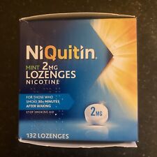 NiQuitin Mint Lozenge - 2mg - 132 Lozenges. Long Expiry Dates. New