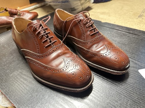 Barker brown leather oxford - barker,