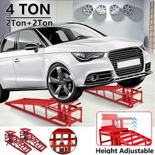2 x Heavy Duty Metal Car Ramp