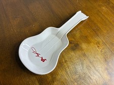 Dolly Parton White Red Guitar