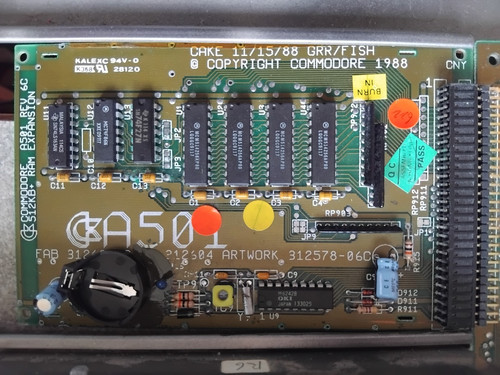 Commodore amiga 500 a501 512k - commodore,