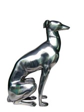 Big Aluminium Greyhound Dog