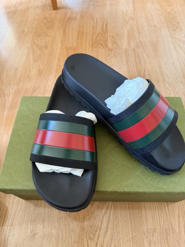 Gucci web slides black - slides, uk