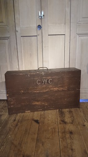 Vintage antique steamer trunk - vintage,