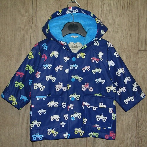 Hatley boys blue trucks hooded - trucks,