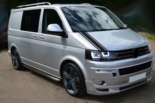 Bonnet Stripes Camper Van Car