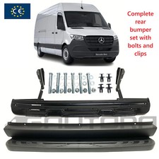 For Sprinter W907 Rear Bumper Step Cover + Cover Bracket