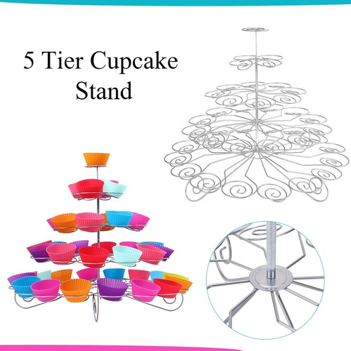 Tier cupcake stand metal - 5-tier,