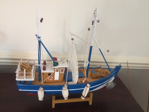 Handmade wooden model fishing - wooden,