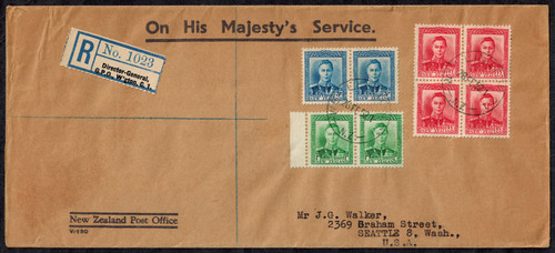 New zealand 1947 ohms - new,