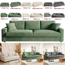 3/4 Seater Corduroy Sofa Jumbo