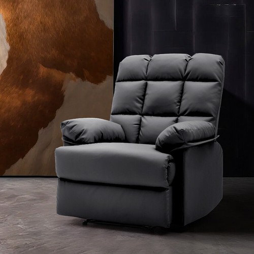 Recliner chair faux - recliner,
