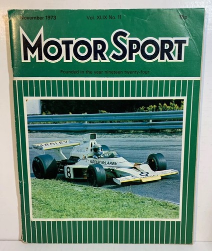 Motor sport nov 1973 vol - 1973,