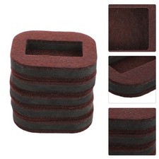 5pcs Furniture Caster Felt Cups Office Chair Caster Cups Caster Felt Cups