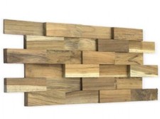 Split face wood tiles brick - split, |