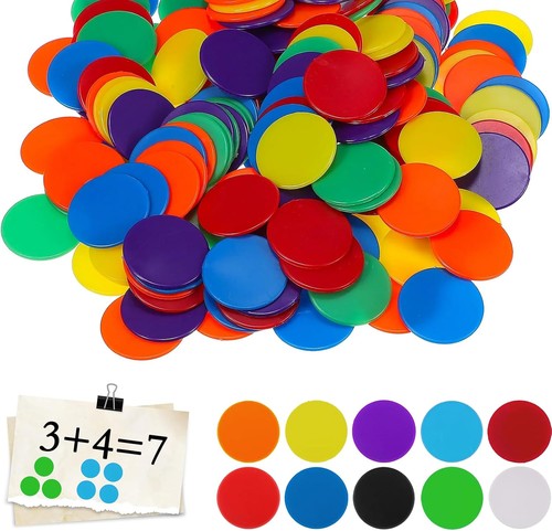 100pcs coloured counters - 100pcs,