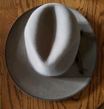 Akubra Pure Fur Felt Brown Camp Draft Hat - Size 56 (7 US) - Made in Australia