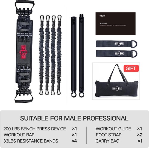 Innstar resistance bands bar - resistance,