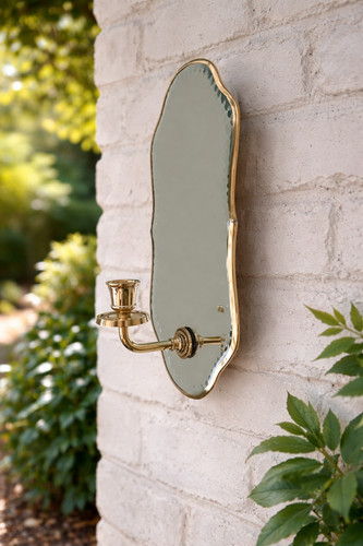 Vintage brass wall sconce - vintage,
