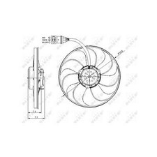 Fits VW Golf MK4 2.8 V6 4motion Genuine NRF Engine Cooling Radiator Fan