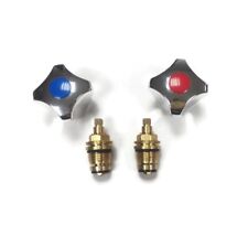 3/8" Tap Reviver Kit Replacement Tap Heads with Valve / Glands Basin Bath Knobs