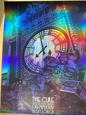 AUTHENTIC THE CURE FOIL POSTER LONDON Troxy NOV 1st 2024 Daniel Danger OFFICIAL