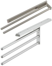 Towel Rail Telescopic Aluminium Tier Pull Out Cabinet, Under Worktop etc New