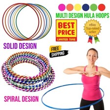 Hula Hoop Children's Adult Fitness Activity Plastic Hoola Hoop Kids Multicolour