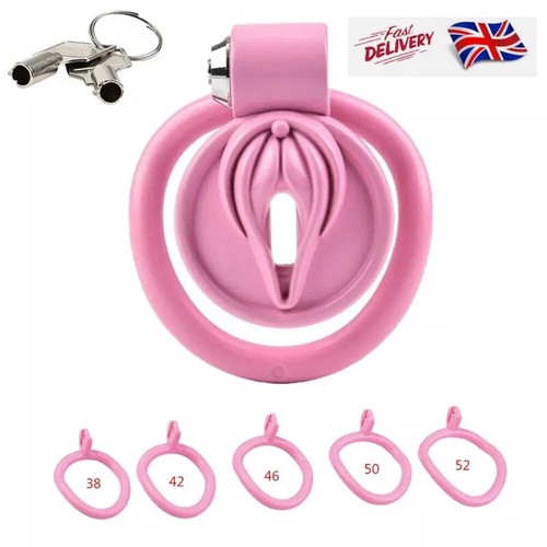 Sissy pussy male chastity cage - male,