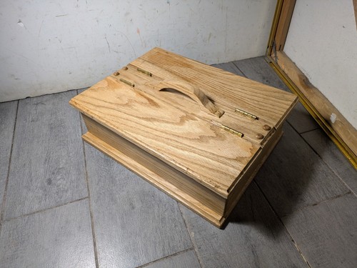 Vintage solid oak wood - vintage,