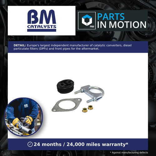 Exhaust pipe fitting kit - pipe,