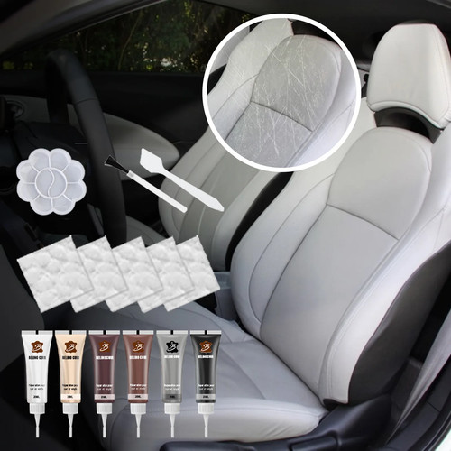 Black leather vinyl repair - vinyl, kit